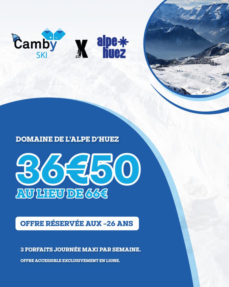 Toutes les réductions sur les forfaits dans la station de ski l'Alpe d'Huez.